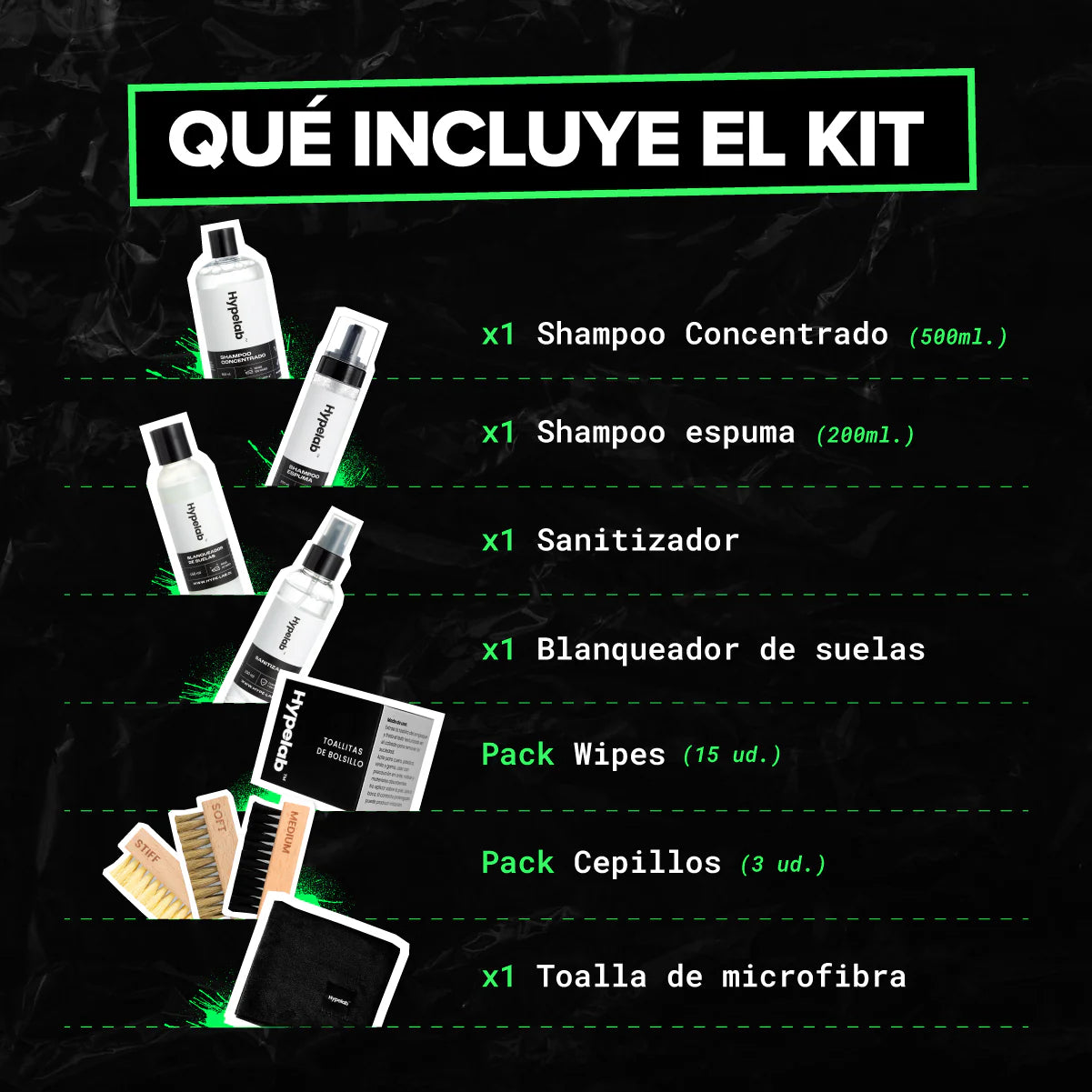 Kit de limpieza Profesional para zapatillas